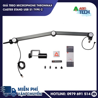 [HÀNG CHÍNH HÃNG] Giá Treo Microphone Thronmax Caster Stand USB S1 Type C - Bảo Hành 12 Tháng