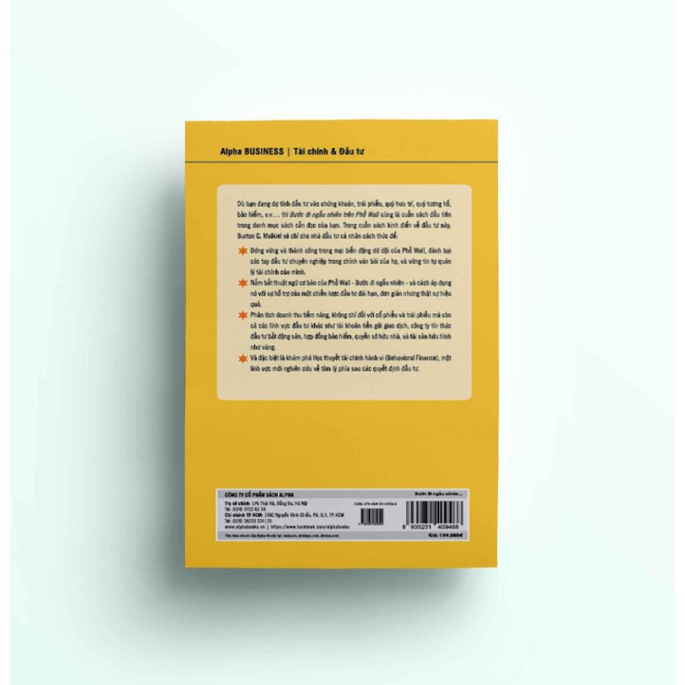 Sách - Bước đi ngẫu nhiên trên phố Wall - AlphaBooks