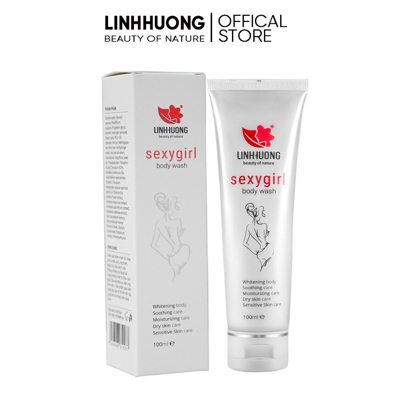 Kem ủ trắng da toàn thân Linh Hương - Sexy girl body wash 100ml