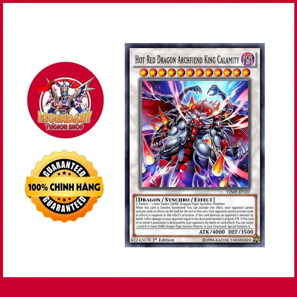 [EN-JP][Thẻ Bài Yugioh Chính Hãng] Hot Red Dragon Archfiend King Calamity