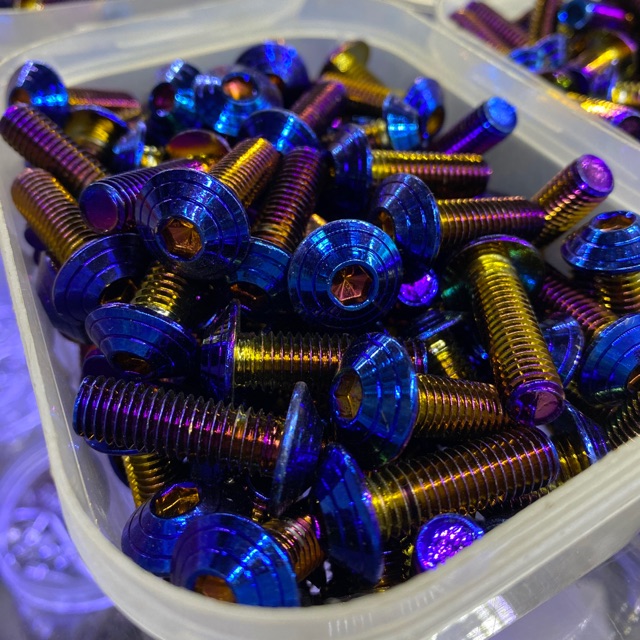 4 ốc đĩa titan inox ( 8ly 20)