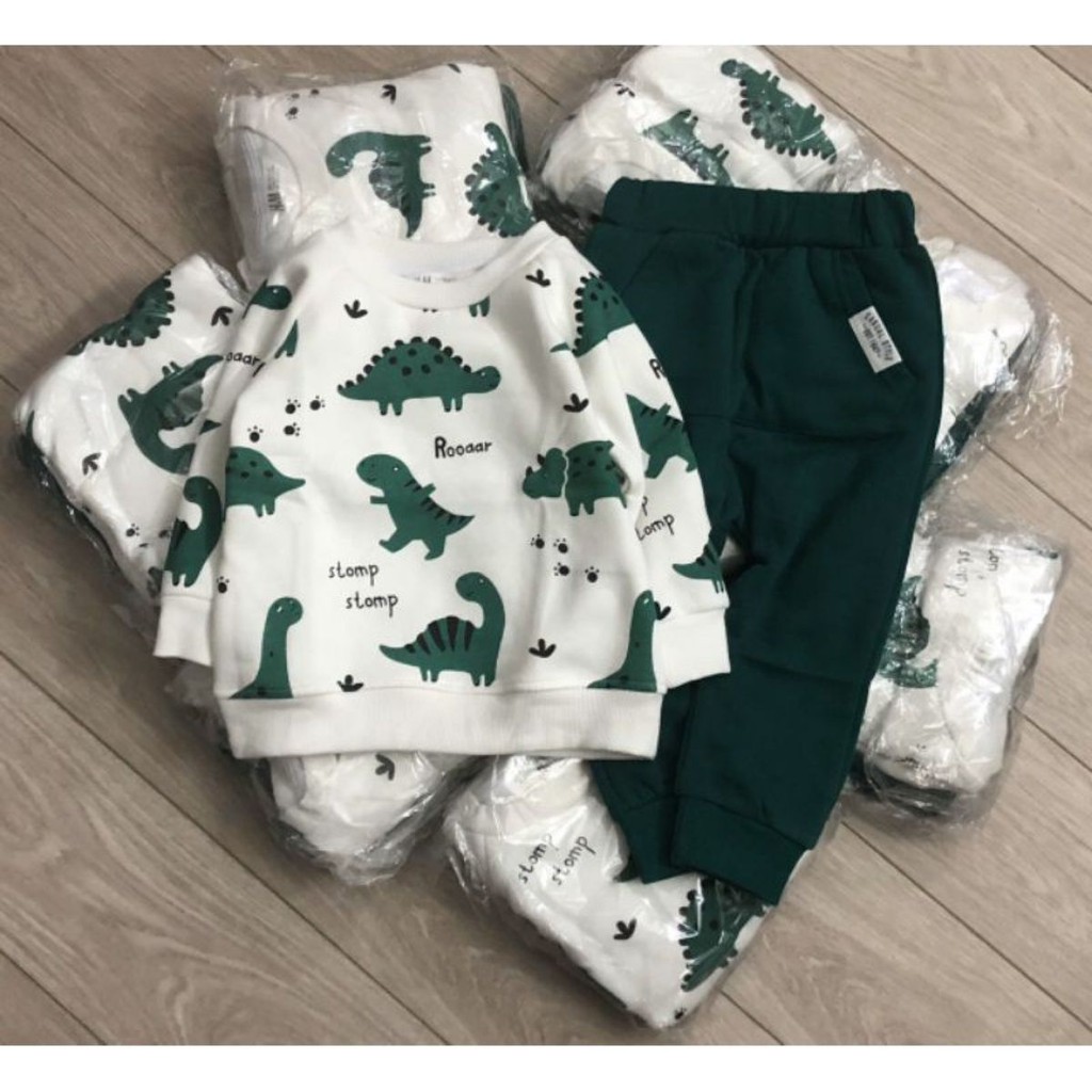 Bộ nỉ khủng long H&M