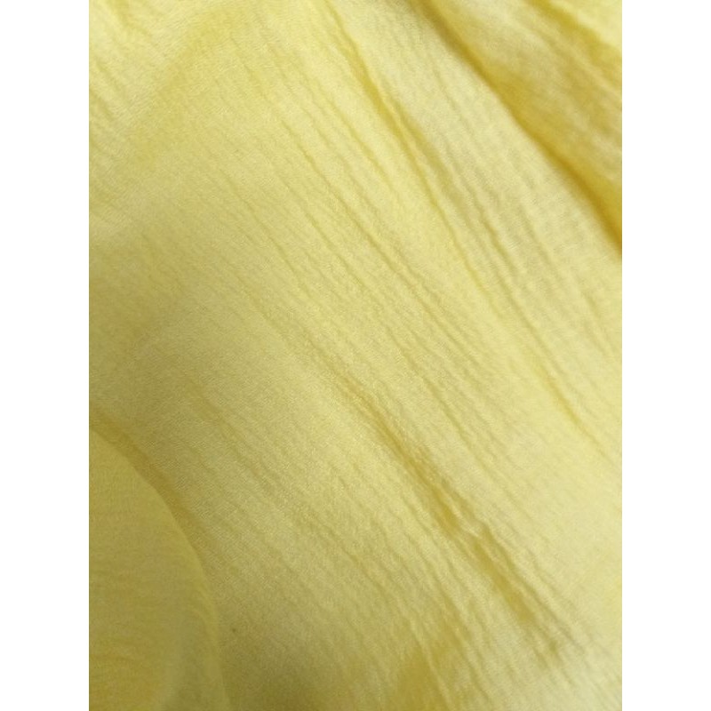 Đầm suông Jaspal màu vàng thêu vai