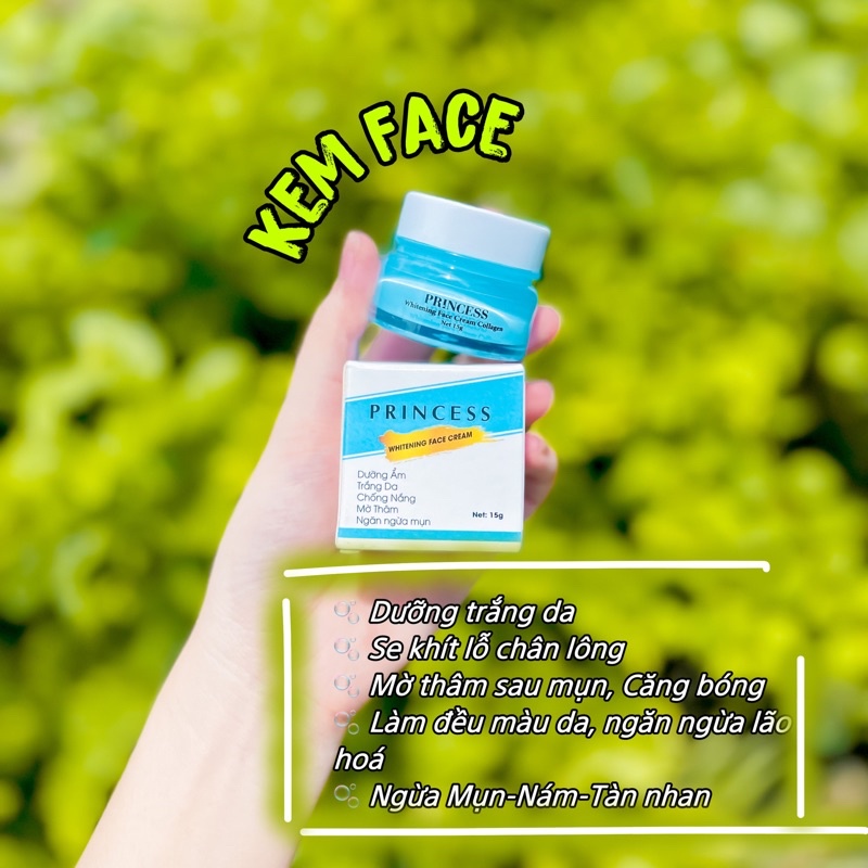 Kem Face Princess Chính Hãng Mẫu Mới
