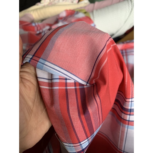 VẢI THÔ COTTON KẺ