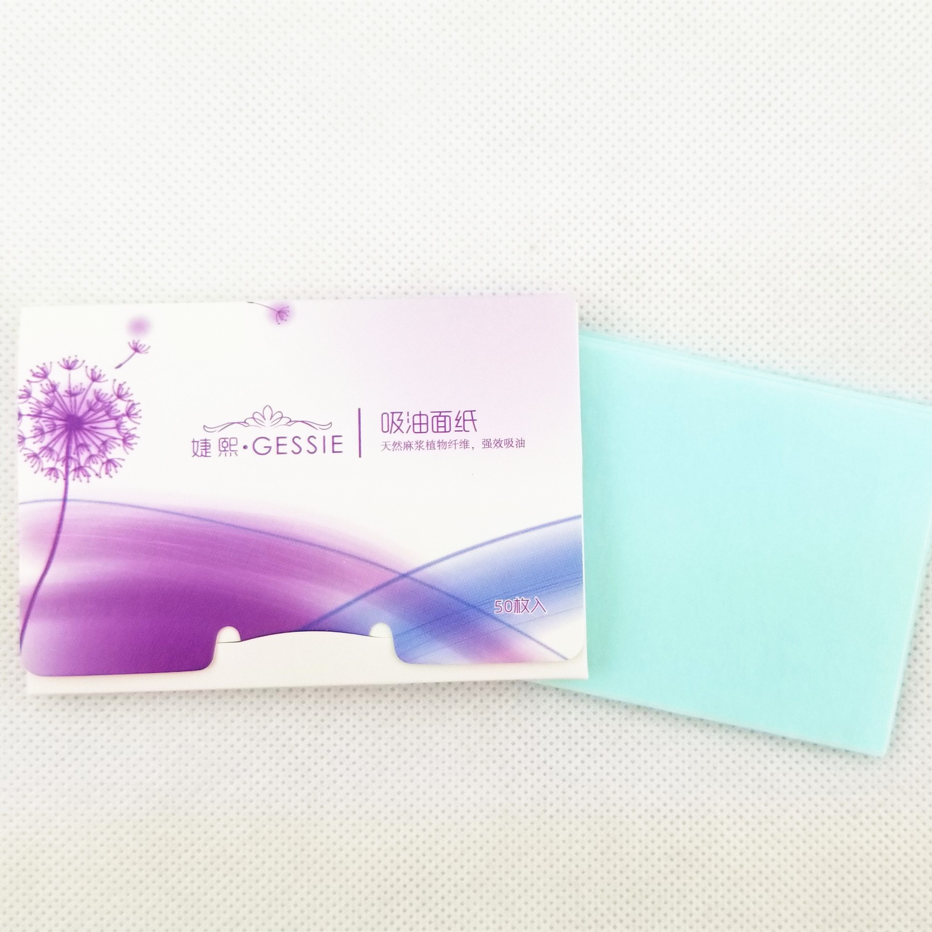 SET 50 Film giấy thấm dầu da mặt hương trà xanh và hoa hồng PK07