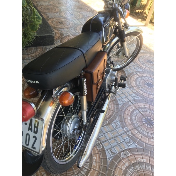 Túi da treo xe máy piaggio, túi treo ze máy classic cao cấp vạt chéo