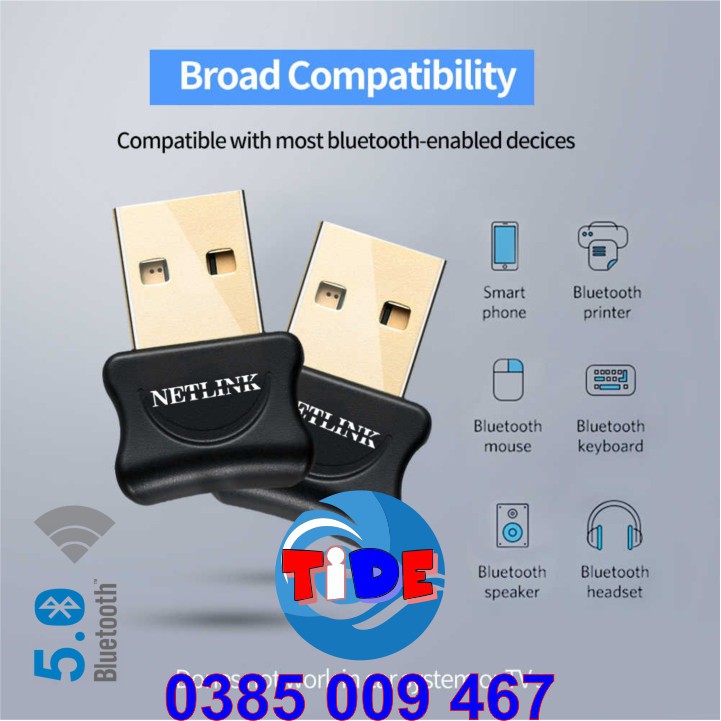 USB Bluetooth Orico BTA-508 / BTA-409 / NetLink5.0 – Chính Hãng Orico – Hỗ trợ máy tính kết nối Bluetooth với các thiết