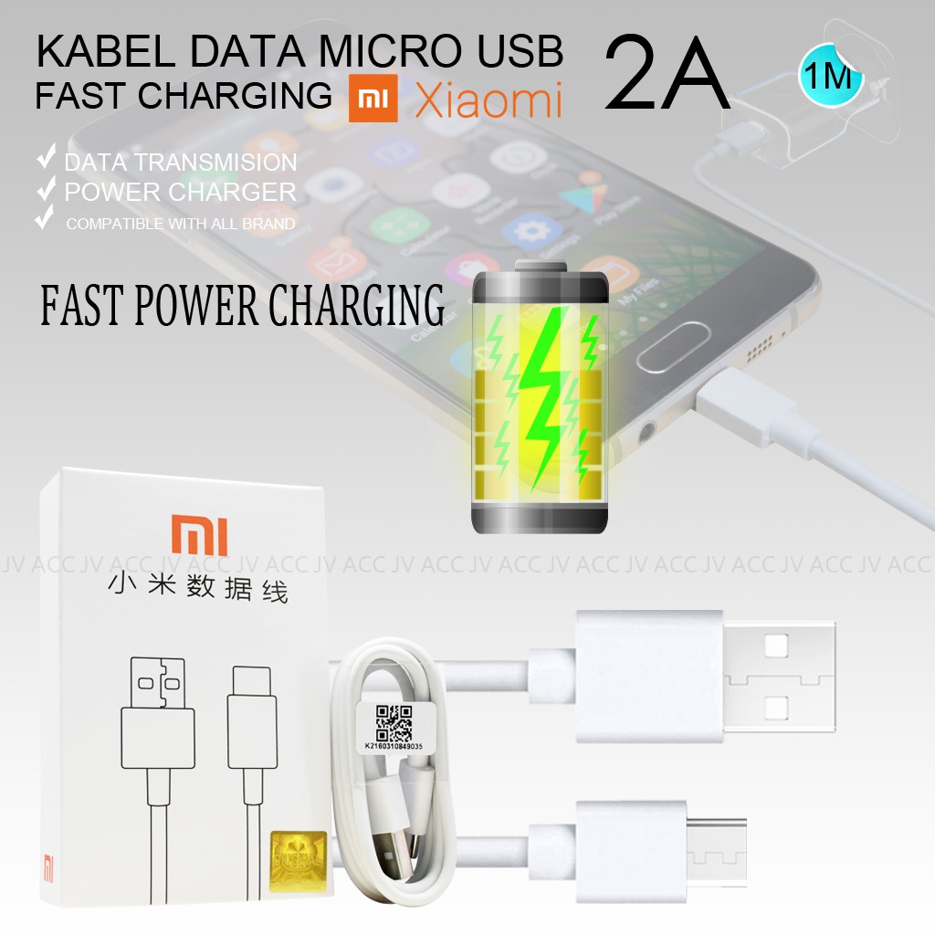 Dây Cáp Sạc / Truyền Dữ Liệu Xiaomi Redmi Note 5a Micro Usb Màu Trắng