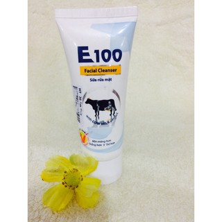 Sữa rửa mặt E100 Sữa bò tươi 80ml