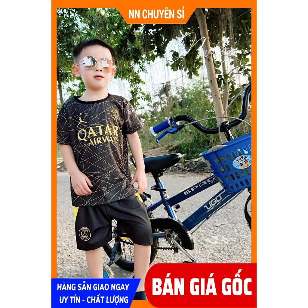 ĐỒ BỘ THỂ THAO ĐÙI BÉ TRAI size đến 70kg chât thun mềm mát Đồ bộ thun nam quần đùi DBRBD FULL SIZE