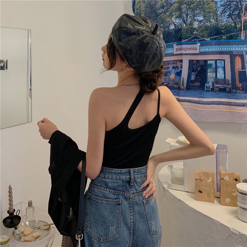 Bộ Áo Khoác Cardigan + Áo Hai Dây Xinh Xắn Theo Phong Cách Mùa Hè