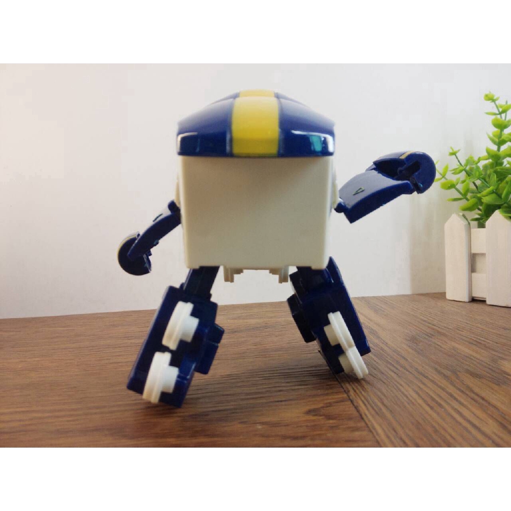 Robot Trains Transformation Anime Figures PVC RT Kay Alf Duck Selly Train Car Robot Toys Kids Gift