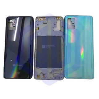 Bộ vỏ + khay sim danh cho samsung a51 zin