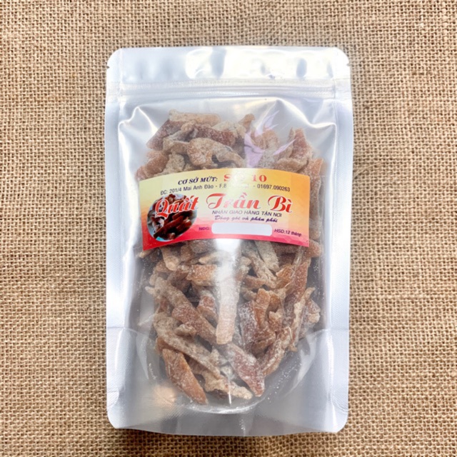 Mứt quất trần bì DLFresh mứt vỏ quất 250g