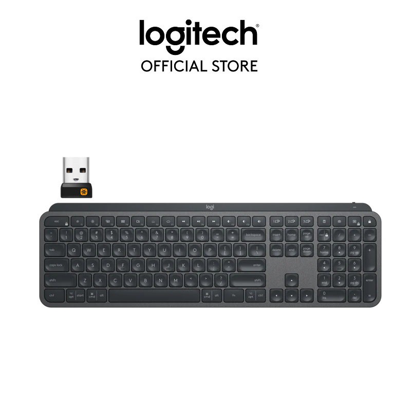 Bàn phím không dây bluetooth Logitech MX Keys - Đèn nền cảm biến, sạc nhanh USB-C | WebRaoVat - webraovat.net.vn