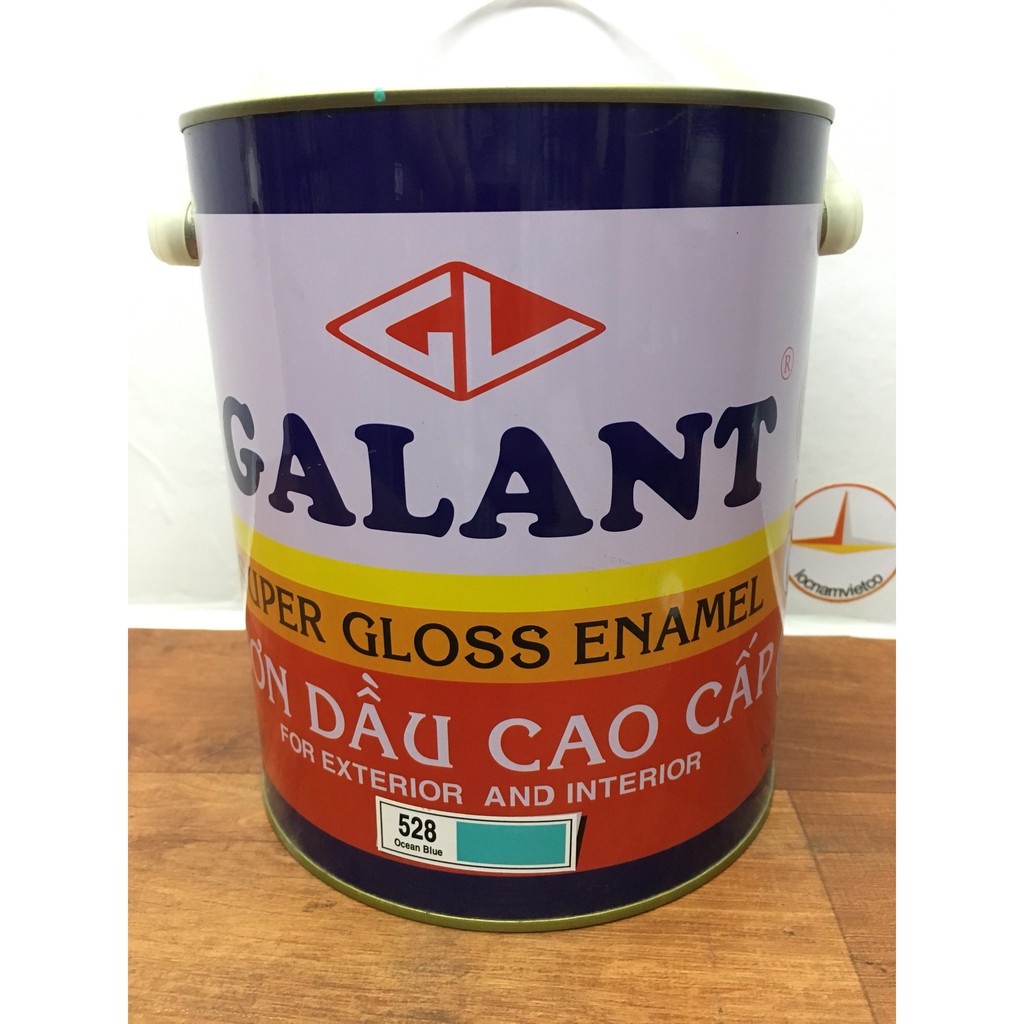 Sơn dầu cao cấp Galant tông màu xanh _ Lon 3L