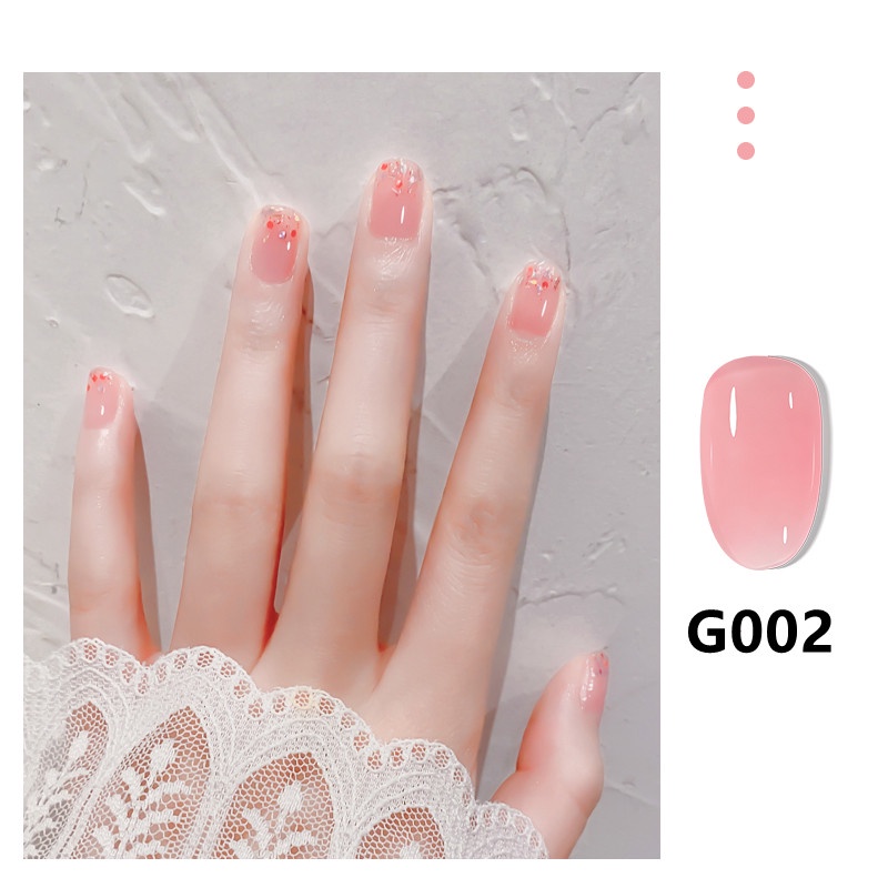 Geeygel Gel sơn móng tay dạng thạch nhiều màu tùy chọn làm móng tay nghệ thuật thủ công