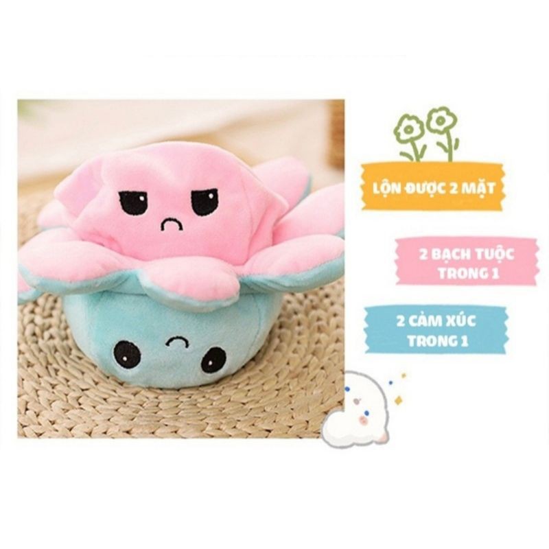 Gấu bông Bạch Tuộc Cảm Xúc size nhỏ 15cm - 25cm siêu dễ thương hàng cao cấp