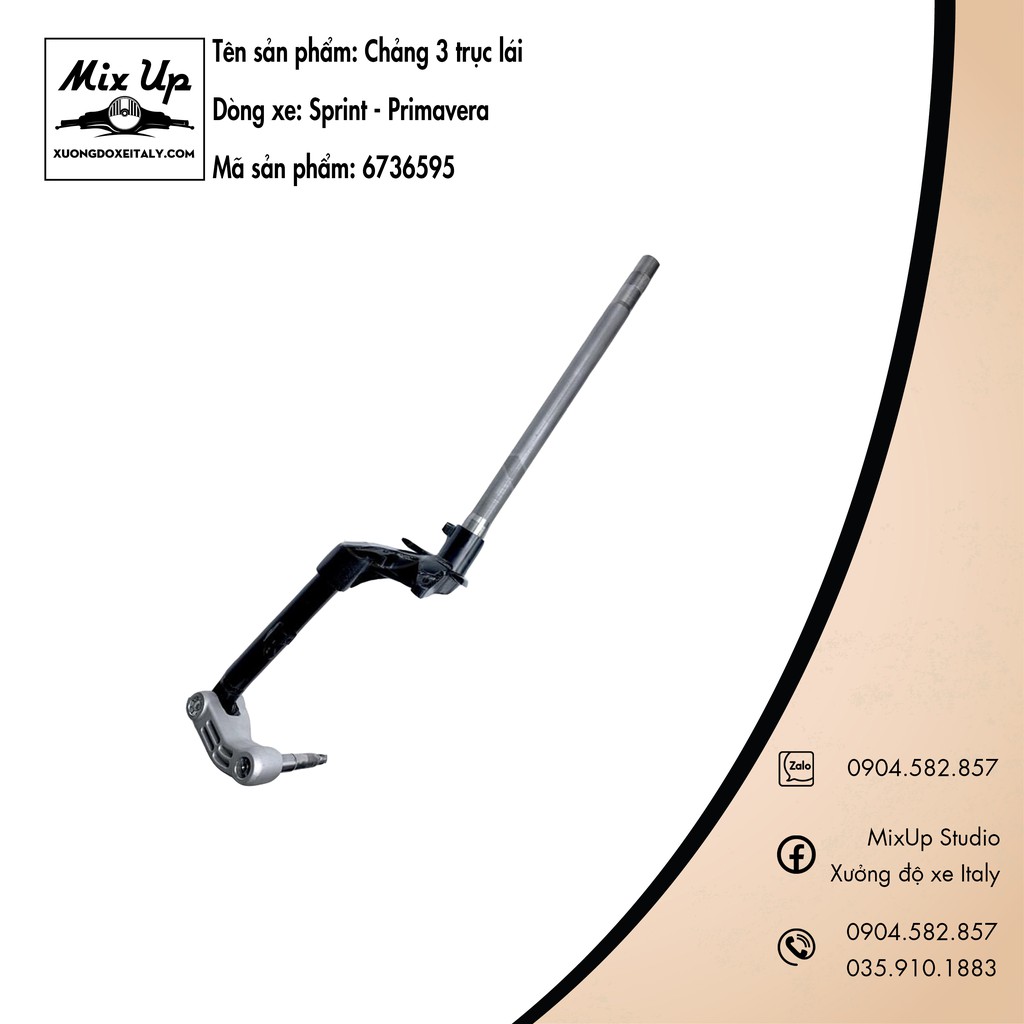 CHẢNG 3 TRỤC LÁI DÒNG XE VESPA SRINT - PRIMAVERA