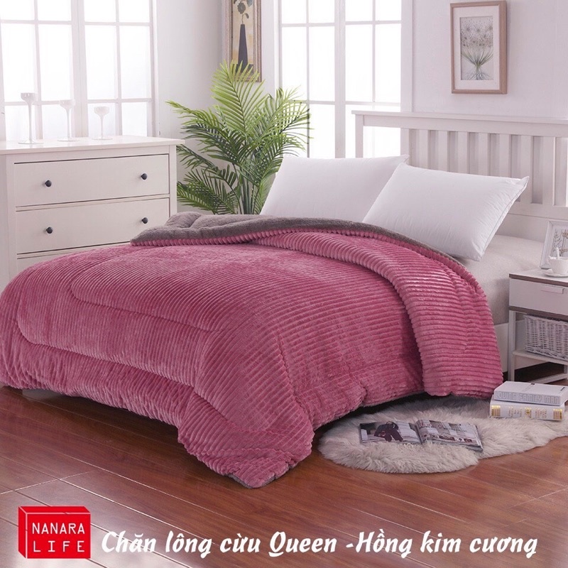 Chăn lông cừu New Queen  Nanara life hàng nhập khẩu chính hãng