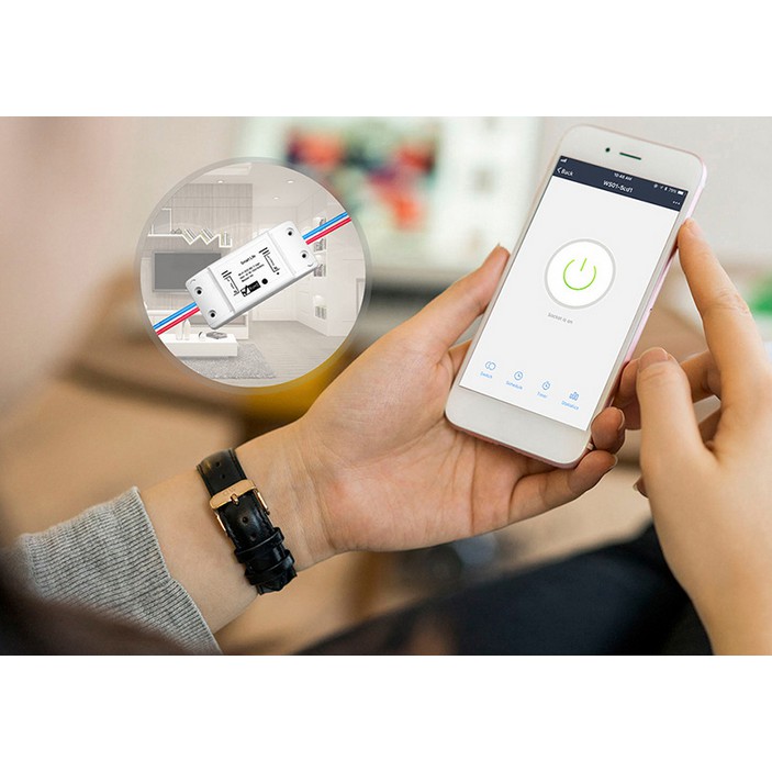 Công Tắc Thông Minh Điều Khiển Từ Xa Qua WIFI, 3G, 4G