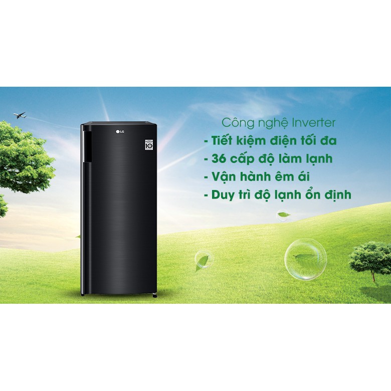 Tủ đông LG Inverter 165 Lít GN-F304WB (Miễn phí giao tại HCM-ngoài tỉnh liên hệ shop )