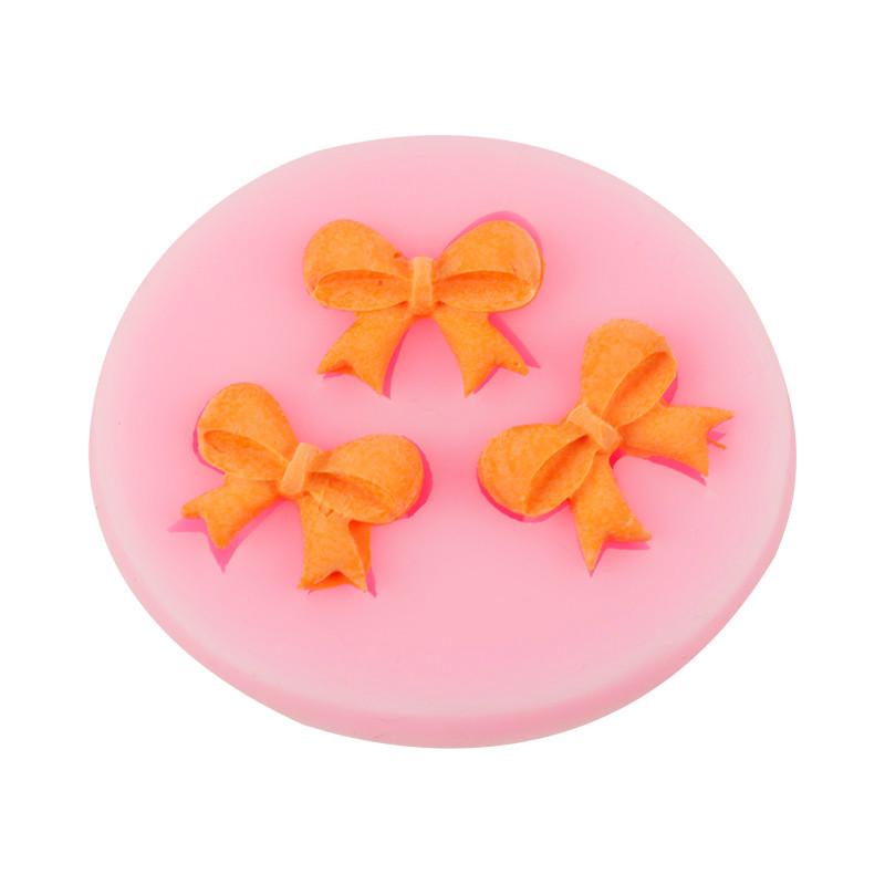 Khuôn Silicone Tạo Hình Nơ 3D Trang Trí Bánh