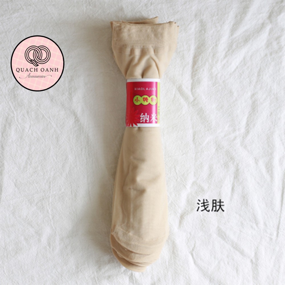 TẤT VỚ QO DA CHÂN BÁN BUÔN MÙA XUÂN VÀ MÙA HÈ NHUNG ỚT MÀU TINH KHIẾT PHỤ NỮ VỚ VỚ GIAN HÀNG BÁN BUÔN VỚ - TT55