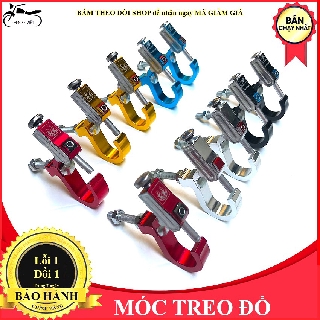 [CÓ VIDEO - LOẠI XỊN ] GIÁ 1 ĐÔI  MÓC TREO ĐỒ CHO XE MÁY XE ĐIỆN CÓ NÚT BẤM - NHIỀU MÀU - THÉP DÀY CỨNG VÀ CHỊU TẢI TỐT