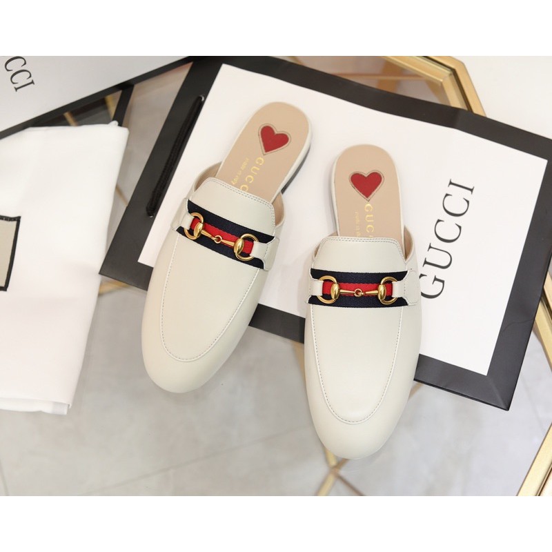 Giày sục nữ Gucci da thật cao cấp thiết kế đơn giản thời thượng m