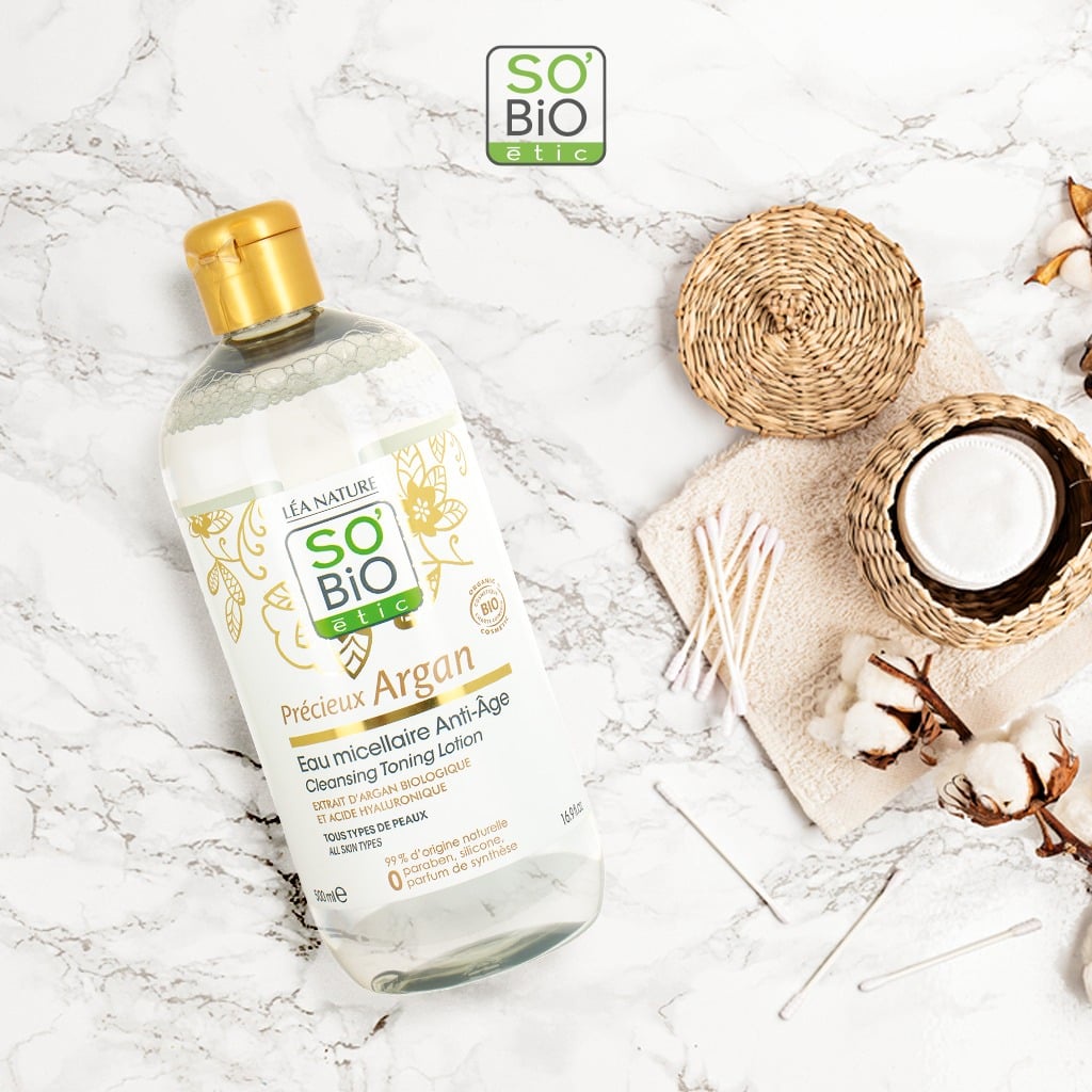 [Hàng trả order, không có dư] Nước Tẩy Trang Dầu Argan SO’BiO Étic Argan Anti-Age Micellar Water 500ml | BigBuy360 - bigbuy360.vn