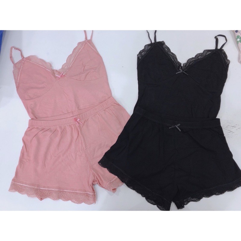 [Mã FAMAYWA giảm 10K đơn 50K] BỘ NGỦ 2 DÂY VIỀN REN, BỘ NGỦ NỮ, BỘ MẶC NHÀ SEXY CHO NỮ | BigBuy360 - bigbuy360.vn