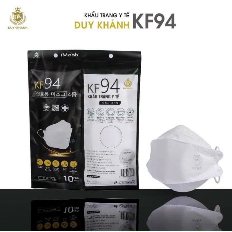 Sỉ 300c khẩu trang y tế Duy khánh 4D KF 94 (thùng 300cái)