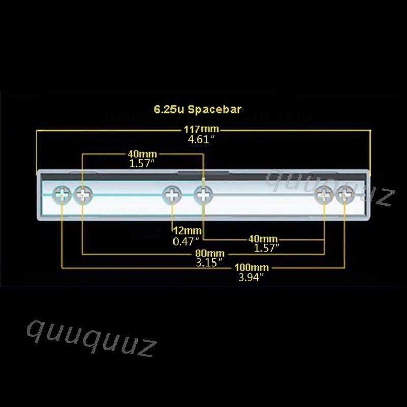 Nút Bàn Phím Pbt 6.25u Gk61 Gk64 Màu Nhuộm