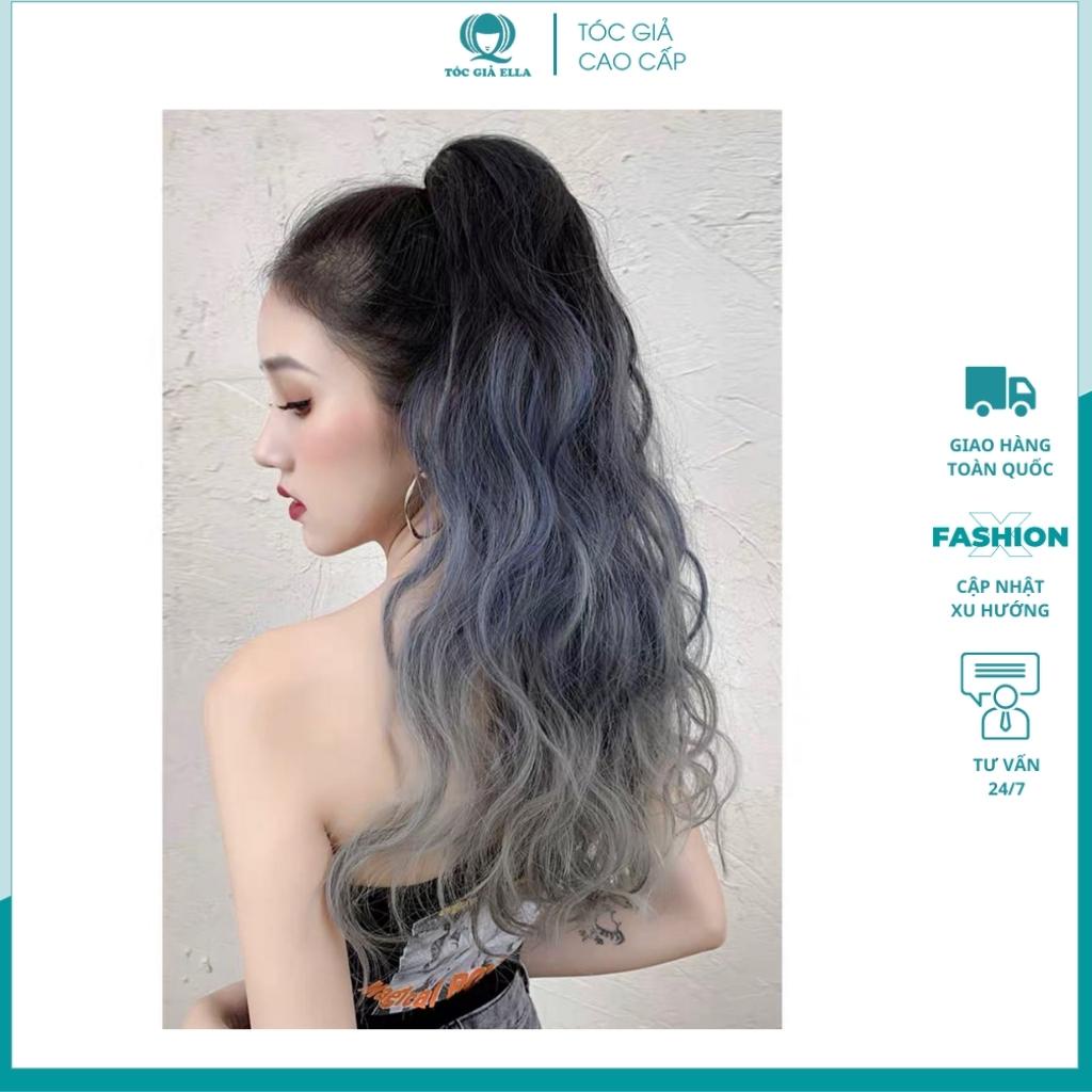 Tóc giả ngoặm omber, n42