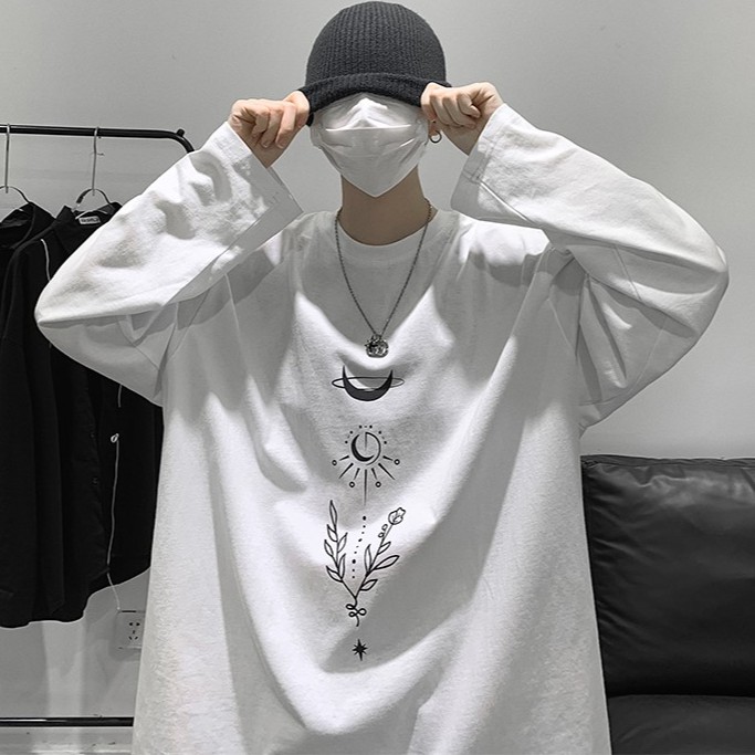 Áo thun nam tay dài đơn giản trẻ trung hợp thời trang | BigBuy360 - bigbuy360.vn