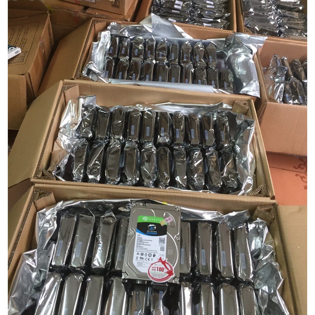 HDD 6Tb 4Tb Seagate Skyhawk new hàng chuyên dụng dùng cho PC lưu trữ, đào coin, làm sever, karaoke, lưu camera đều ok