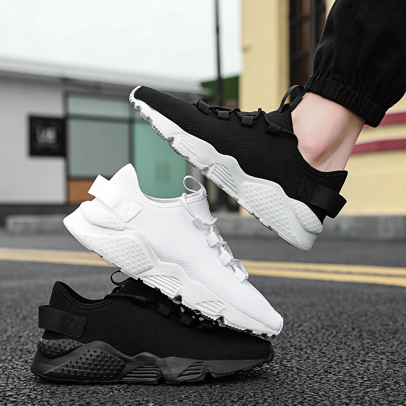 Giày Thể Thao Phối Lưới Thoáng Khí Siêu Nhẹ Thiết Kế Thoáng Khí Thời Trang Cho Nam Size 39~48