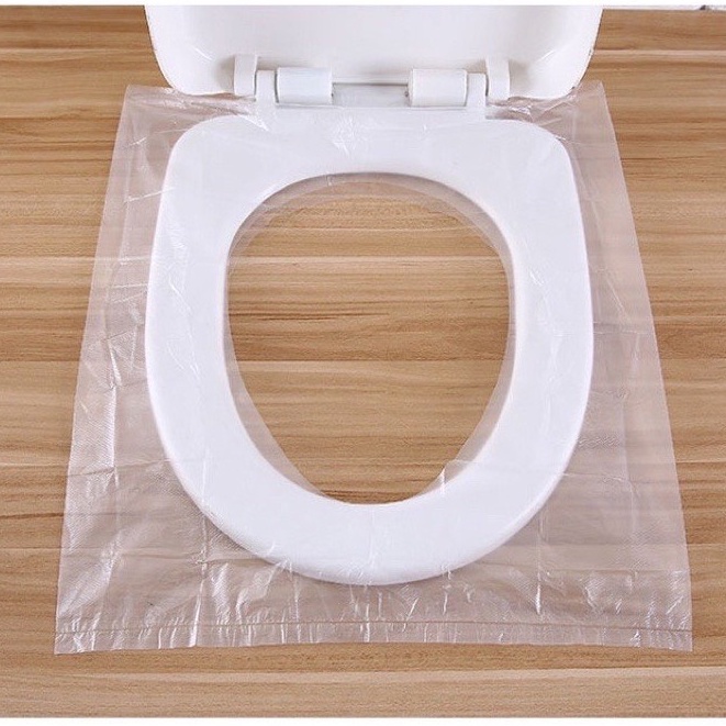 set 5 tấm lót bồn ngồi vệ sinh dùng 1 lần