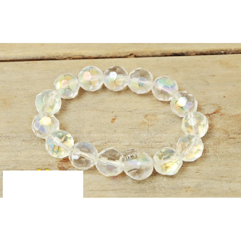 Vòng tay pha lê Swarovski cắt kim cương lấp lánh