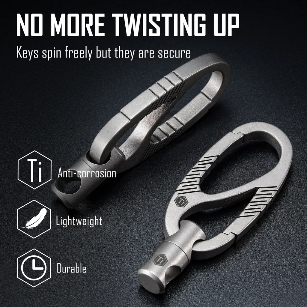Bộ móc khóa Titanium KeyUnity KM09