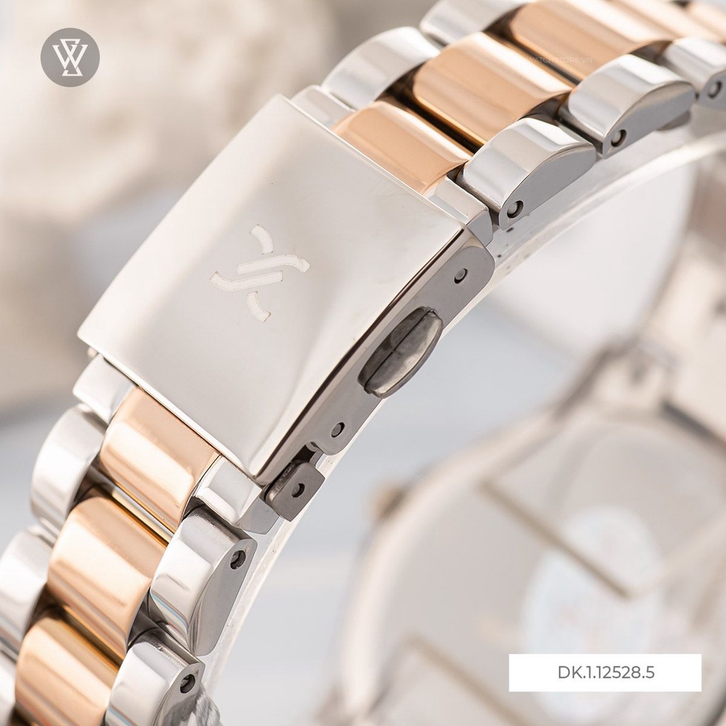 Đồng Hồ Quartz Nữ Daniel Klein Premium Ladies WATCHSTORE DK.1.12528.5 Mặt Kính Khoáng 36mm, Dây Kim Loại, Vỏ Thép