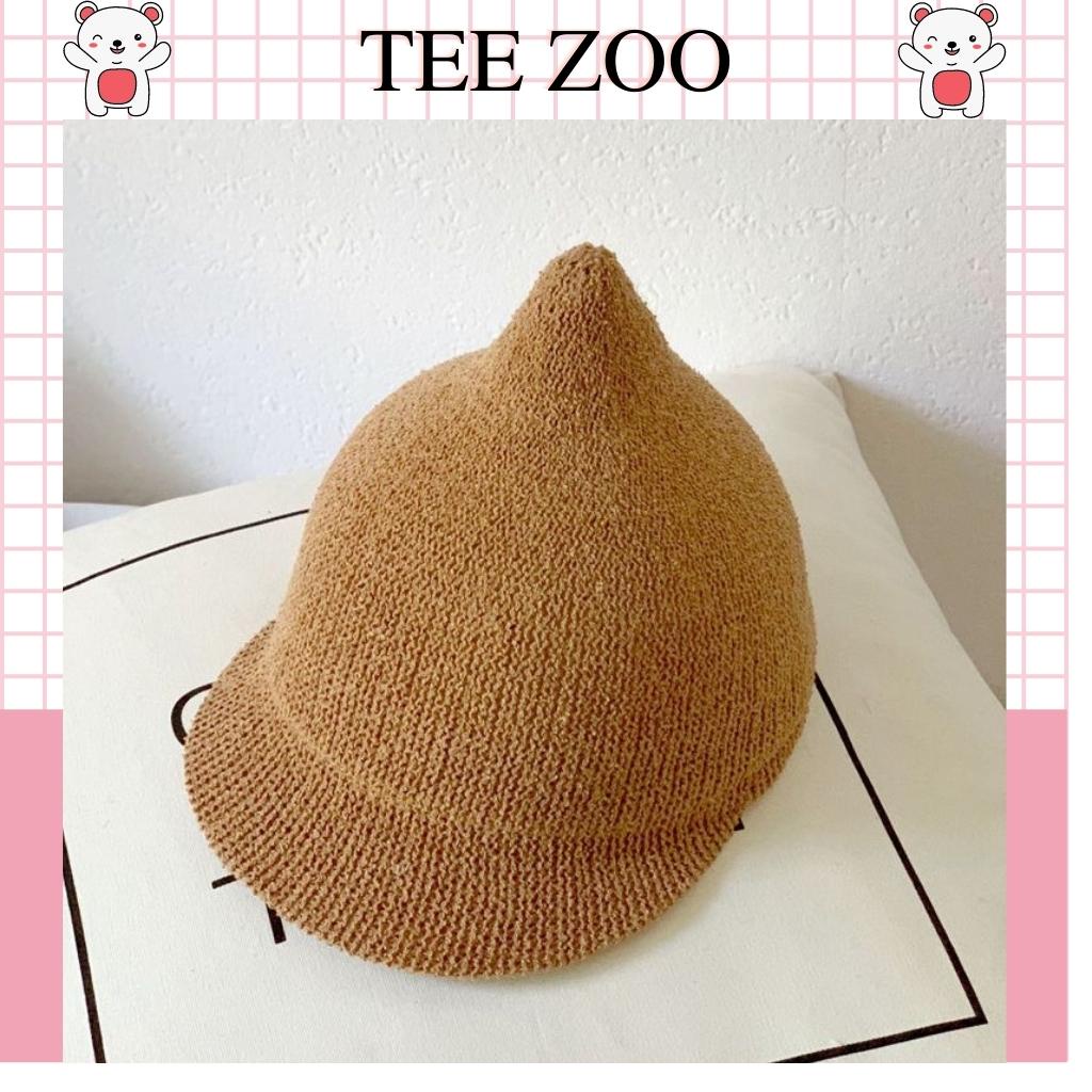 Mũ cho bé Teezoo chất liệu cói thiết kế hình củ tỏi siêu đáng yêu cho bé MH08