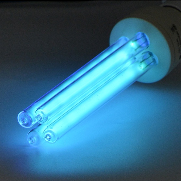 Đèn UV diệt khuẩn khử trùng bằng tia cực tím UV-C có ozone với remoss điều khiển từ xa 220V/25W, góc chiếu xạ 360 độ