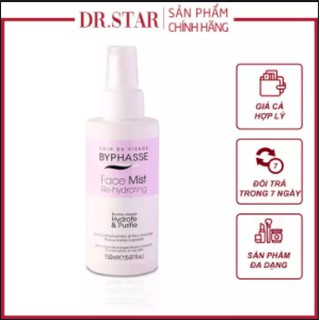 Xịt khoáng byphasse giữ ẩm cho da hỗn hợp & da dầu face mist re-hydrating 150ml