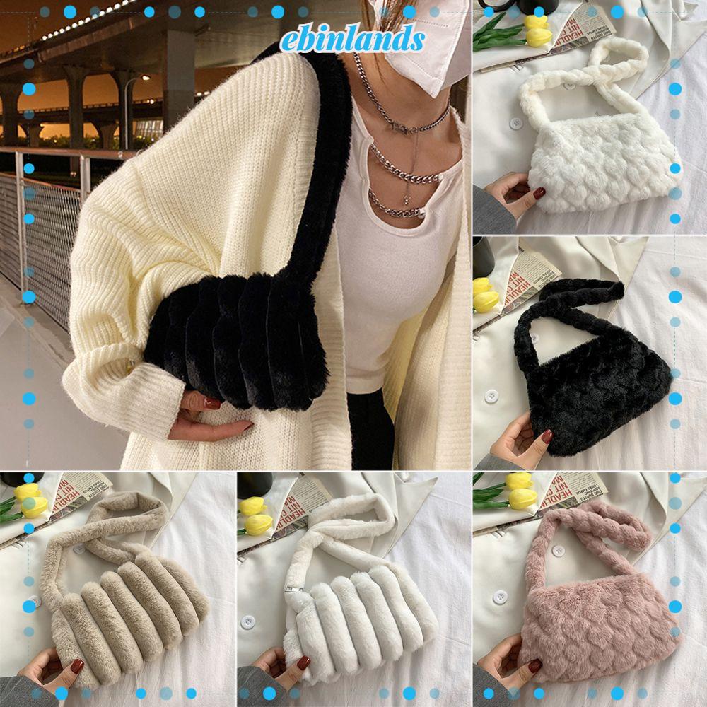 Túi Xách Đeo Vai Phủ Bông Mềm Cỡ Nhỏ Thời Trang Sành Điệu