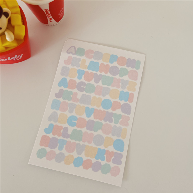 Sticker dán album ảnh phong cách dễ thương và độc đáo