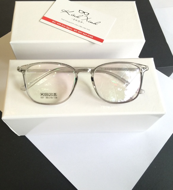 Kính mắt vuông gọng dẻo KOREA Form to Oversize thần thánh - GSD507
