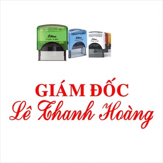 Khắc Dấu Tên Chức Danh - Khắc Dấu Tên, Số Điện Thoại - Khắc Dâu Chất Lượng Cao Thương Hiệu Shiny